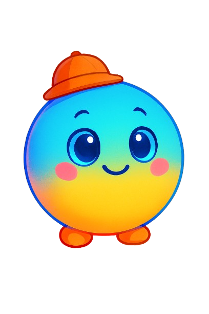 Bolix, a bolinha curiosa, personagem principal dos livros